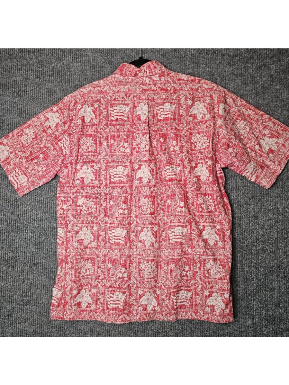 Vintage Reyn Spooner Shirt Mens XL Lahaina Sailor Button Down Reverse Print Red - Picture 5 of 5